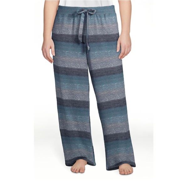 Lucky Brand Women’s 3-Piece Pajama Set – Hacci Knit Top, Tee & Joggers, Size Medium, Tie Dye